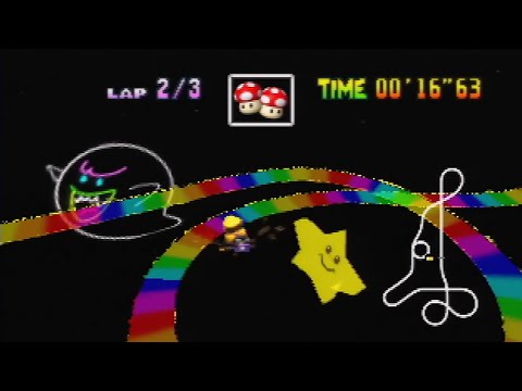 Mario Kart 64 - Rainbow Road SC 3lap 41.90 (NTSC)