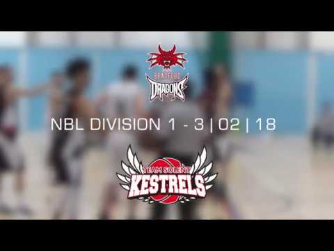 HIGHLIGHTS; Bradford Dragons 81-84 Team Solent Kestrels (NBL D1) 03/02/18