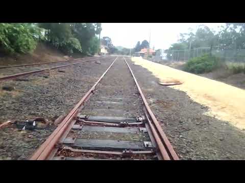 The old south Gippsland, railway line , Victoria, Australia.