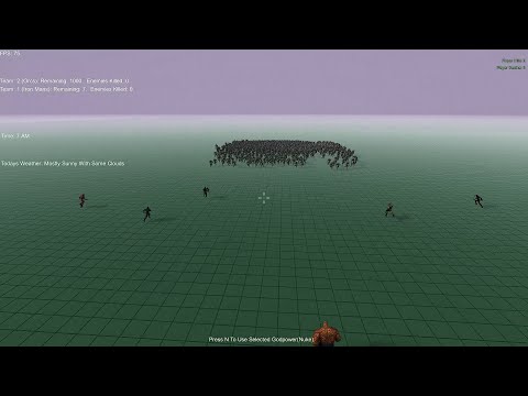 7 superheroes vs 1,000 orcs in real time - battle 079 in Ultimate Epic Battle Simulator