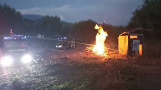 [CFMD] Corpo Forestale Modellismo Dinamico-Intervento AIB per incendio catasta di legna in fattoria