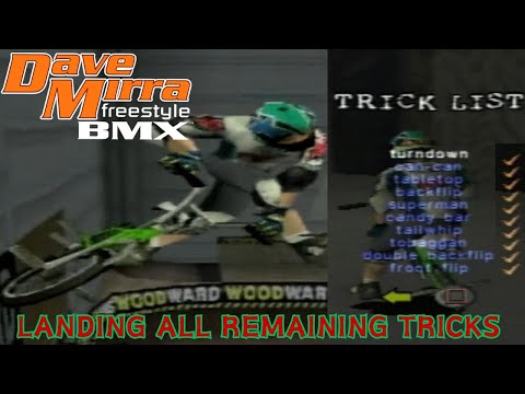 Completing the trick list checklist - Dave Mirra Freestyle BMX