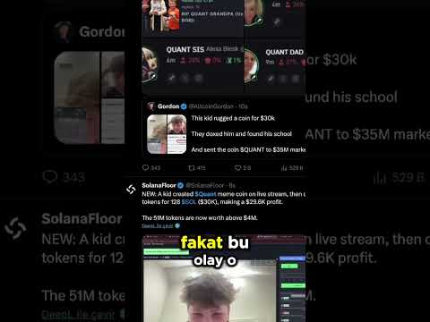 Satmasaydı 1.3 Milyon Dolar kazanacaktı ⚠️🥲 #memecoin #kripto