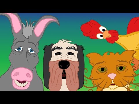 Die Bremer Stadtmusikanten kinder geschichte - märchen für kinder - Gute Nacht Geschichte