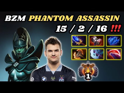 🔥 BZM Phantom Assassin Hard Carry Highlights 800+ GPM XPM 🔥 IMMORTAL 1 Insane Fight By BZM - Dota 2