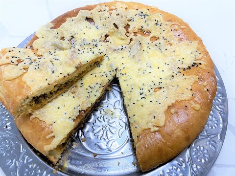 فطيرة باللحمة المفرومة لاطيب فطور easy minced meat pie recipe