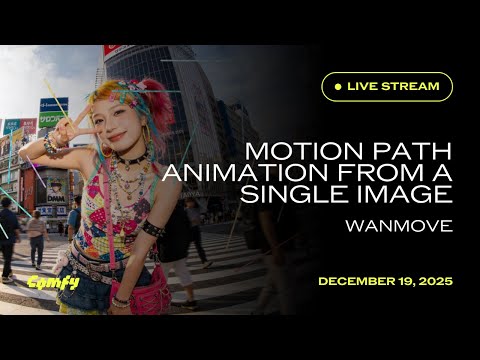 Motion Path Animation From A Single Image with WanMove in Comfy