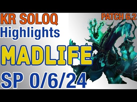 CJ Entus Madlife - Thresh vs Trundle - S6 Kr LoL Ranked Highlights #13