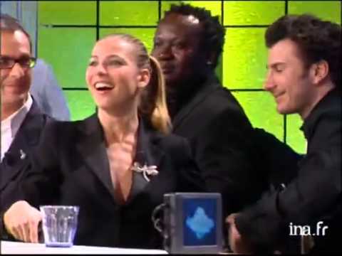 Michaël Youn and Elsa Pataky leave the set of Tout le monde en parle - INA Archive