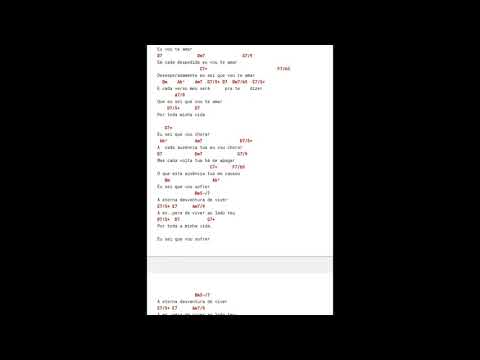 Eu Sei Que Vou Te Amar - Ana Carolina