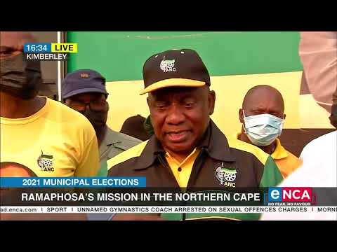 2021 Municipal Elections Ramaphosa on campaign trail in NCape