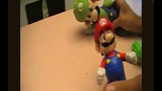 Mario from @The Cute Mario Bros farting on a Koopa Egg. 😂😂😂