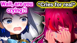 𝗞𝗿𝗼𝗻𝗶𝗶 𝗴𝗲𝘁𝘀 𝗿𝗲𝗮𝗹𝗹𝘆 𝘀𝗰𝗮𝗿𝗲𝗱 𝘄𝗵𝗲𝗻 𝗜𝗥𝘆𝗦 𝗔𝗰𝘁𝘂𝗮𝗹𝗹𝘆 𝗖𝗿𝗶𝗲𝘀 𝗱𝘂𝗿𝗶𝗻𝗴 𝘁𝗵𝗲𝗶𝗿 𝗳𝗿𝗶𝗲𝗻𝗱𝗹𝘆 𝗯𝗮𝗻𝘁𝗲𝗿 |Hololive|