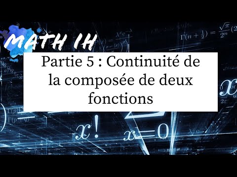 2Bac / Continuité d'une fonction (partie 5: continuité de la composée de deux fonctions )