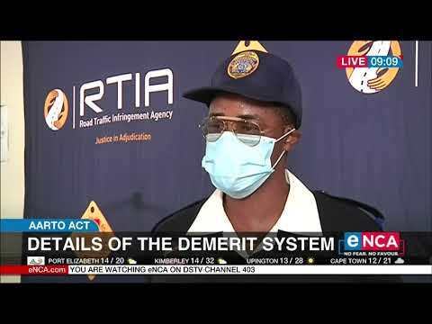 Details of the demerit system