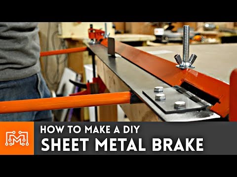 How to make a DIY sheet metal brake | I Like To Make Stuff