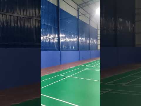 Indoor badminton court flooring service