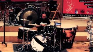 Manolo CASCALES (España) Drummer & Clinician PercuFest 2013