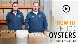 How To Shuck Oysters | Fulton Fish Market
