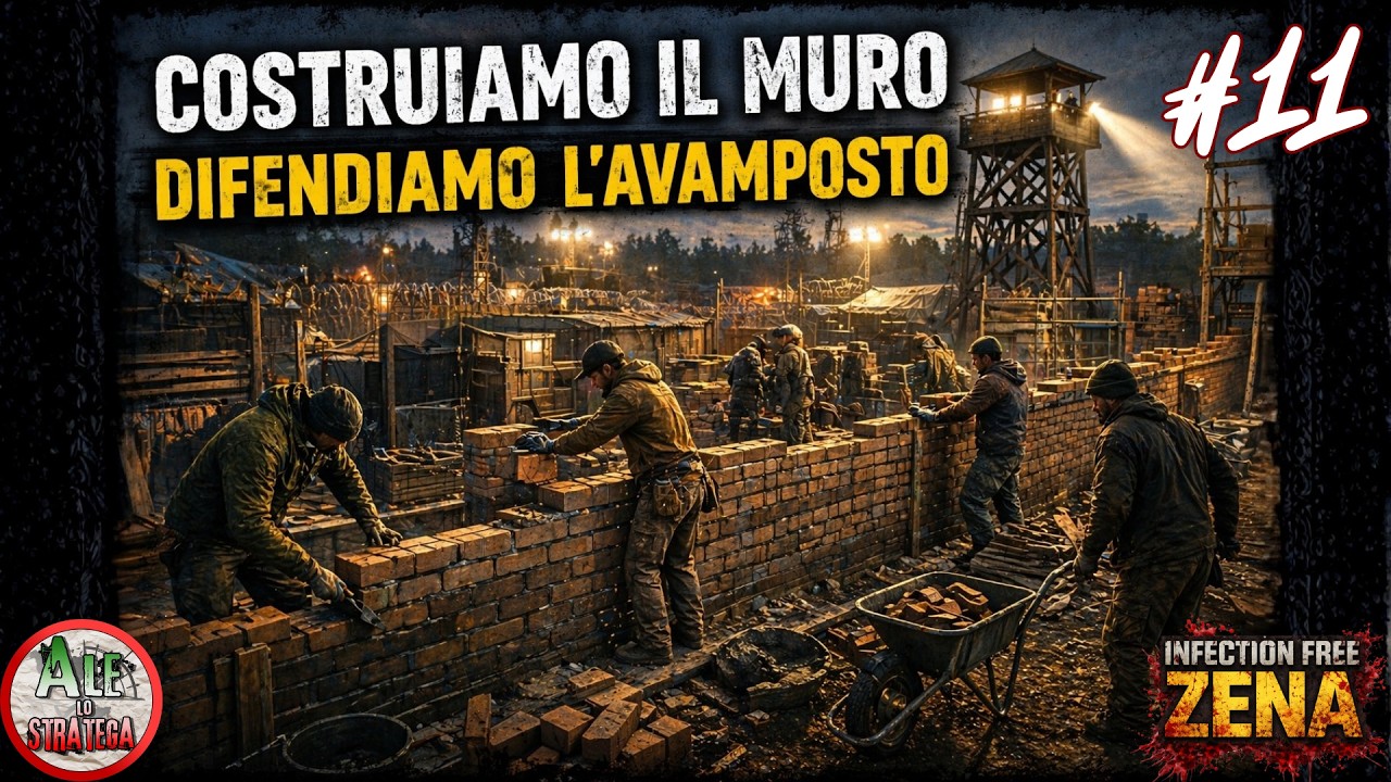 COSTRUIAMO IL MURO || INFECTION FREE ZENA || RUN 1 #11