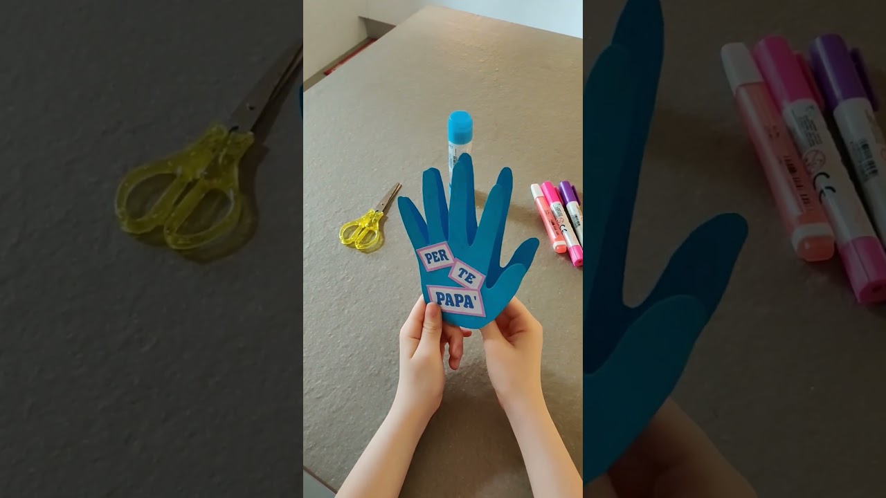 Biglietto per la Festa del Papà 💙💌 Ti voglio bene tanto così!