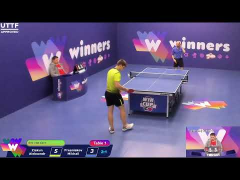 WINners CUP table 1 08.10 Ziakun Aleksandr - Presniakov Mikhail 21:30