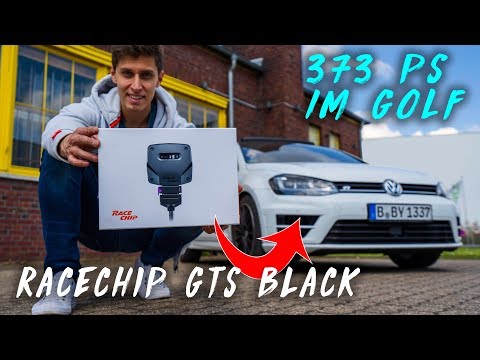 373 PS im Golf 7 R - RaceChip GTS Black Test mit Einbau & Messung