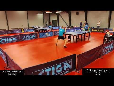 Bordtennis Ligaen B75 vs Hørning 12.09.2020