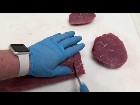 How to cut a beef Eye of Round, trim, cut, prepare,...