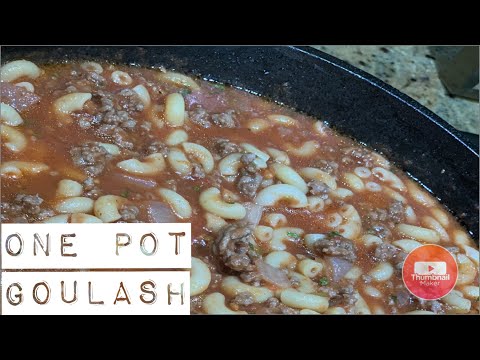 One pot meal Goulash! Old family recipe!