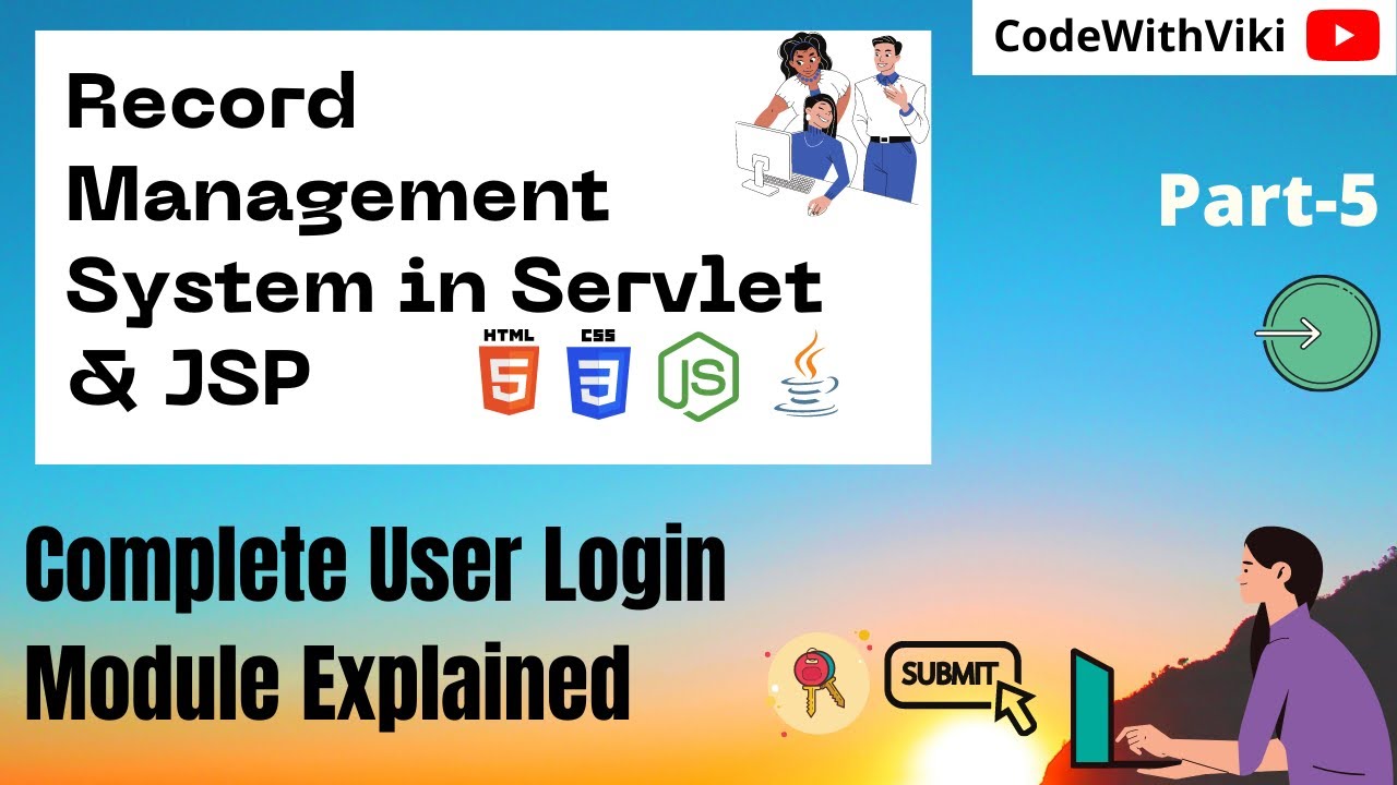 #Part_5  Record Management System Using Servlet & JSP | Complete User Login  Module Explained