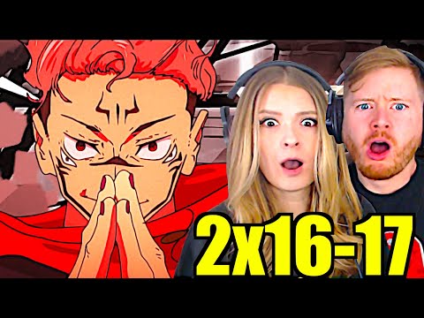 SUKUNA vs MAHORAGA IS ABSOLUTE INSANITY 💥🔥 | Jujutsu Kaisen S2 Episodes 16 & 17 Reaction