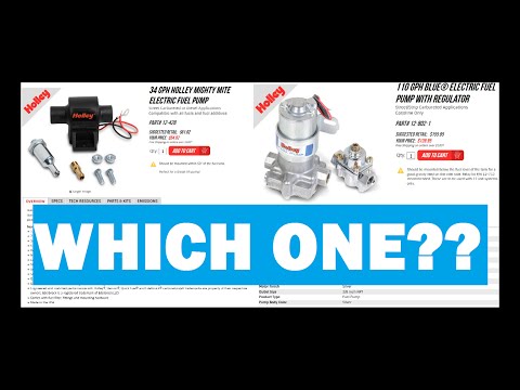 Holley Mighty Might VS Blue Fuel Pump Review