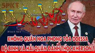 Không quân Nga phong tỏa Odesa, Lục quân tấn công Kherson, duyên hải biển Đen rực lửa - 5P Kiến Thức