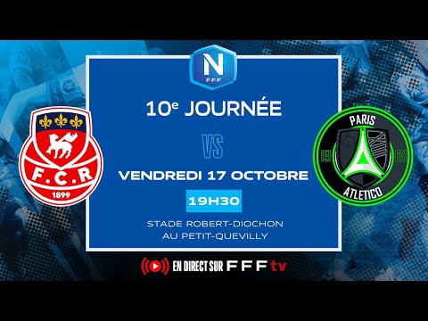 J10 I FC Rouen 1899 vs Paris 13 Atletico en replay I National FFF 2025-2026