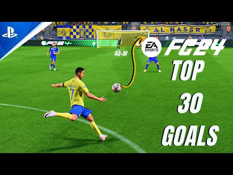FC 24 TOP 30 BEST GOALS PS5 4K