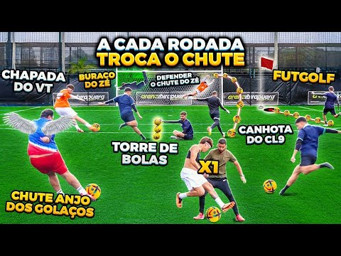 A CADA RODADA TROCA O CHUTE!! (NÃO PODE REPETIR O CHUTE) 🥶*EMOCIONANTE ATÉ O FINAL* 