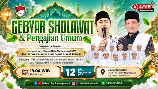 Download lagu [LIVE] GEBYAR SHOLAWAT BERSAMA KH. JAUHARI FAHMI & UST. RIDWAN ASYFI FATIHAH INDONESIA mp3