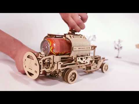 Ugears 3D Mechanical Puzzle Model | Set of Additions to the Truck UGM-11     Information Video- 1