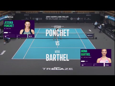 Jessika Ponchet (FRA) vs Mona Barthel (GER) - Game, Set, Match