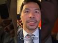 Manny Pacquiao REACTS to Terence Crawford KNOCKING Errol Spence OUT in 9th round!