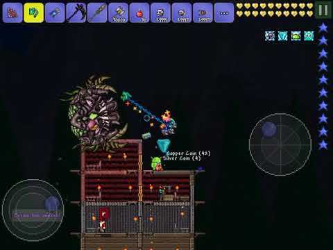 Terraria mobile: Ocram boss fight