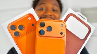 iPhone 17 Pro Max Cosmic Orange Unboxing w/ Accessories and Cases!
