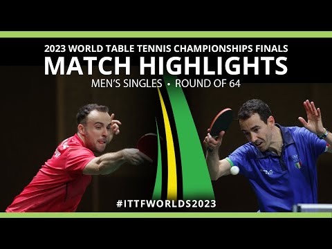 Mihai Bobocica vs Simon Gauzy | MS R64 | 2023 ITTF World Table Tennis Championships Finals