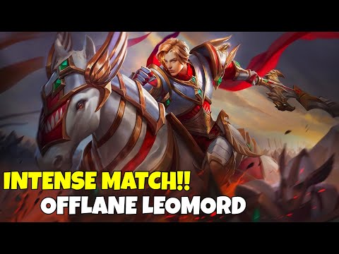 INTENSE MATCH !! - Offlane Leomord - Avory | MLBB