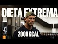 ESTO PASA CUANDO BAJAS A 2000 KCAL | UN DIA EN MI DIETA | DEATH FACE 2.0 💀