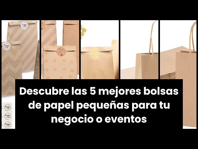 Vídeo relacionado con 30 Piezas Bolsas Regalo con Asas 15x8x21cm,Bolso Pequeño de Papel Rosa,Bolsitas Galletas Caramelos de Niños,Regalos para Fiestas Cumpleaños,Navidad,Bodas,Halloween,Bolsas de Regalo Coloridas