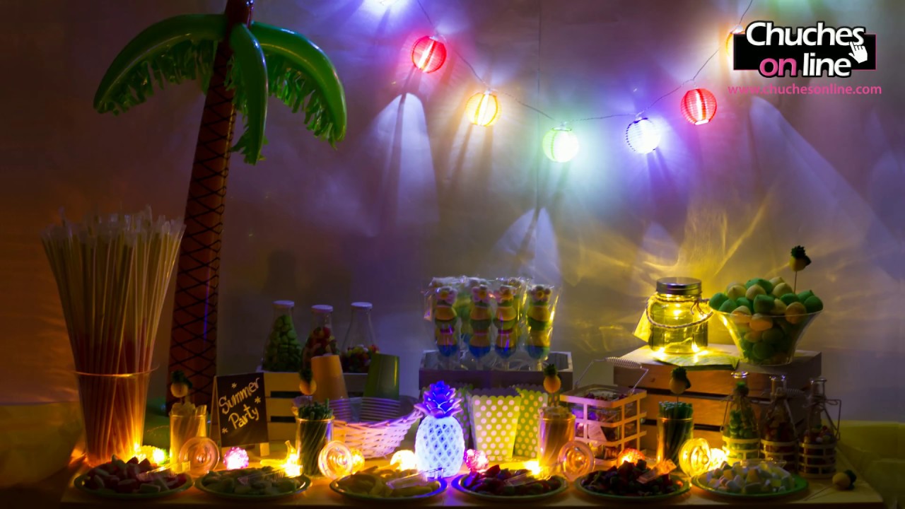 Mesa dulce Verano (Candy Bar verano fácil y económico)