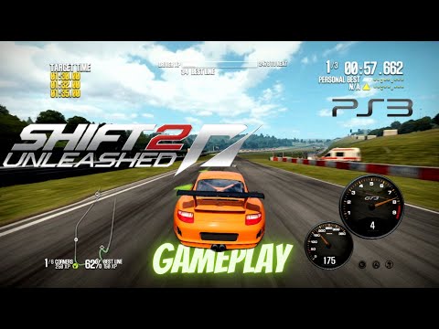 Need for Speed: Shift 2 Unleashed (2011) PS3 - Full Hour of Gameplay (No Commentary)