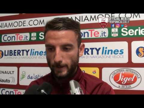 Trapani-Cittadella 0-2. Barillà e Nizzetto dopo la gara 1.10.16 ©Trapanicalcio.it